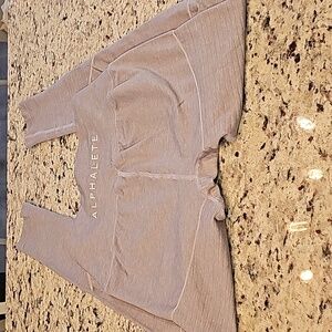 ALPHALETE TIGHTS - LIGHT PURPLE